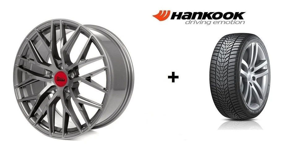 Winterräder Cupra Formentor 19 Zoll 4 x MAM RS4 Felgen Hankook W330 Winterreifen - Bild 1 von 1