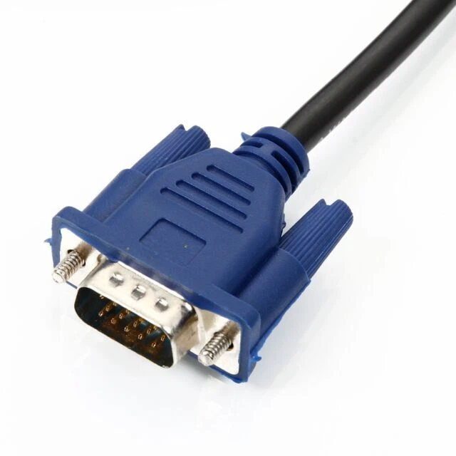 Super SVGA/VGA Monitor Male to Male Extension Cable, 6ft - (Blue)