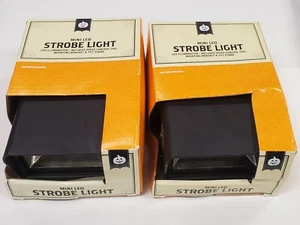 2er-Pack LED Strobe Lights Effekt mit Geschwindigkeitsregelung Zifferblatt & Halterung - Bild 1 von 5