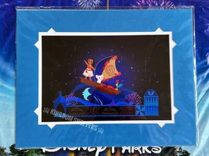 2022 Disney Spectacle Of Magic Main Street Parade Print Ashley Taylor Moana - Picture 1 of 1