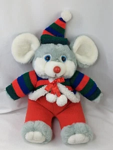 Gray Mouse Plush Sweater Hat Shirt Terry Pants 13 Inch Tb Trading Co Stuffed Toy - Picture 1 of 8