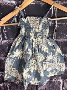 Hawaii Station Smocked Baby Aloha Dress - Size 1/2 - Picture 1 of 4