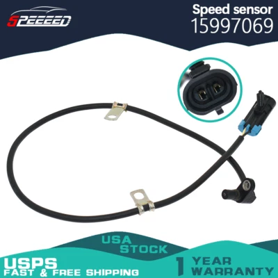 ABS Wheel Speed Sensor Front Left 15997069 For Chevy Astro Cadillac GMC K1500 - Image 1 of 4