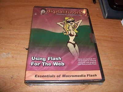 Digital Tutors Essentials of Macromedia Flash Using Flash For The Web CD NEW - Image 1 of 3