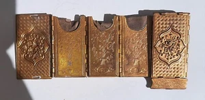 VICTORIAN, AVERY, ARTHUR JAMES Accordion hinged Needle Case W/ Ornate Scrollwork - Picture 1 of 18