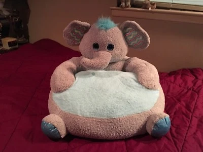 Удобное плюшевое детское кресло-слон HugFun - Изображение 1 из 4