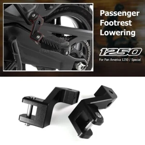 Foot Rest Pedal For Pan America 1250 Special Passenger Footpeg Lowering Kit - Picture 1 of 11