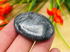 Hematite Smooth Stone, Hematite Crystal Energy Palm Stone, Pocket Stone, Chakra