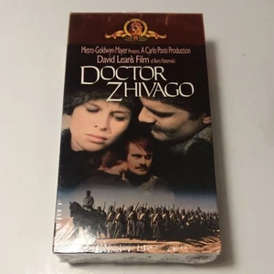 VHS Doctor Zhivago Video Tape Part 1 & 2 Sealed Never Opened Vintage 1988 - Picture 1 of 2