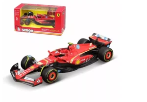 Bburago 1:43 Scuderia Ferrari SF-24 #55 Carlos Sainz Jr Model Car Diecast - Picture 1 of 1