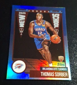 2025-26 TOPPS BASKETBALL ROOKIE NEW SCHOOL SP #NS-15 THOMAS SORBER RC NRMT-MT!!! - Picture 1 of 2