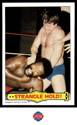 1985 Topps WWF Pro Wrestling Stars #40 Strangle Hold! - Image 1 of 2