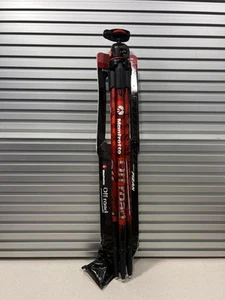NEW- Manfrotto OFF ROAD ALUMINUM Tripod - Red- 1.43lb Super Lightweight 122cm - Picture 1 of 13