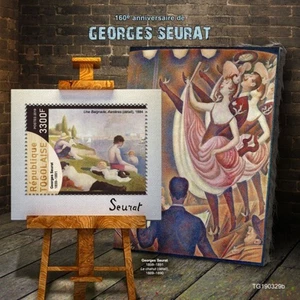 Togo - 2019 French Artist Georges Seurat - Stamp Souvenir Sheet - TG190329b - Picture 1 of 1