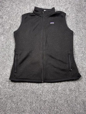 Chaleco Patagonia Mujer XL Negro Mejor Suéter Polar Cremallera Completa Exterior Senderismo Foto 1 de 4