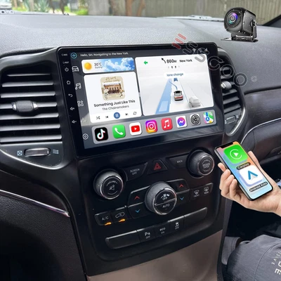 For 2014-2022 Jeep Grand Cherokee Android 15.0 Carplay Car Stereo Radio GPS Navi - Image 1 of 4