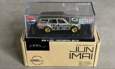HOT WHEELS DATSUN 510 WAGON JUN IMAI SIGNED FOR INDONESIA DIECAST EXPO 2018 - Image 1 of 4