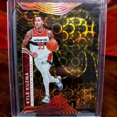 2021-22 Panini Illusions 17/25 Gold Asia Tmall Kyle Kuzma #68 Lakers - Image 1 of 2