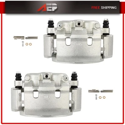 Pinzas de freno traseras con par de soportes para Ford E-350 ECONOLINE SUPER DUTY Foto 1 de 4