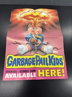1985 Topps GPK Garbage Pail Kids Series #1 Display Box Poster RARE! - Image 1 of 4