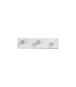 Percha mod. 183 de pared moderna 3 colgadores 3 colores a elegir 9 cm(alto)36 cm - Imagen 1 de 31