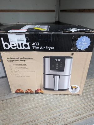 bella PRO - 4-qt. Touchscreen Slim Air Fryer-SILVER - Image 1 of 2