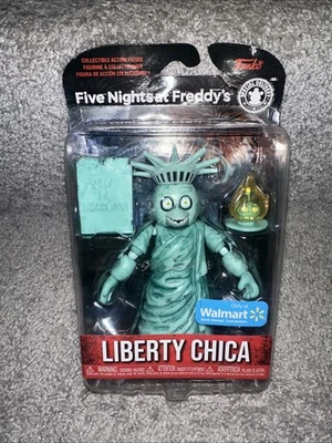 Figura de acción Funko Five Nights at Freddy's Liberty Chica Walmart FNAF Foto 1 de 2