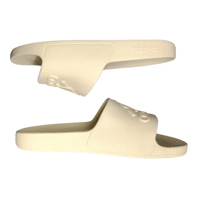 Sandalias Adidas Adilette Aqua Slide para mujer talla 7 EE. UU. blancas cómodas sin cordones IF7370 Foto 1 de 4