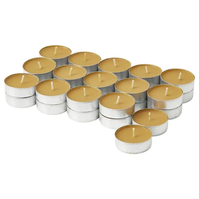 IKEA PRAKTRÖNN PRAKTRONN Scented Tealight, Spring Herbs/Yellow (505.381.40) NEW - Image 1 of 3