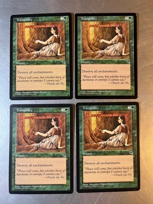 4x Tranquility 1997 Tempest Magic Cards LP Condition - Image 1 of 2