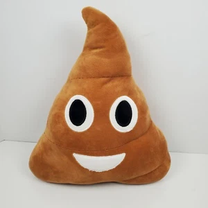 Large 12" Soft Plush Poop Emoji Plush Throw Pillow Stuffed Animal - Picture 1 of 5