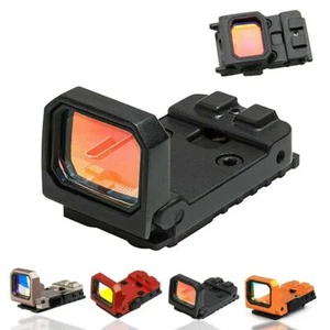Mini Folding Flip Up RMR Red Dot Sight Holographic Reflex Sight For Glock Pistol - Picture 1 of 30