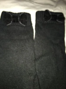Gymboree Girls Black Cotton Blend Gloves Size 5-7 - Picture 1 of 5