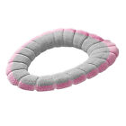 Bathroom Soft Thick Warm Stretchable Toilet Seat Velvet Coral Lid Top Cover Pad