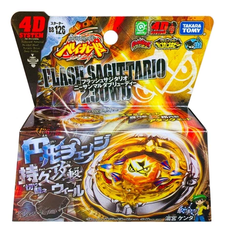 TAKARA TOMY Flash Sagittario 230WD Metal Beyblade BB-126 - USA SELLER Cover