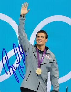 USA Olympic Swimmer Gold Medal Ryan Lochte Signed Auto  Autograph 8x10 Photo