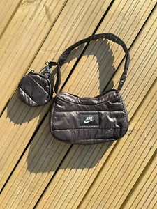 RARE Vintage Nike 2-in-1 Puffer Shoulder Bag With Purse - Picture 1 of 6