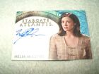 Stargate Atlantis Autograph Card Melia McClure as Melia