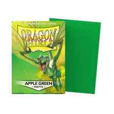 Deck Dragon Shield Matte Sleeves Apple Green (100 Bustine Mela Verde) 63x88mm