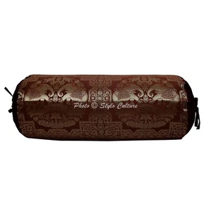 Decorative Home Decor 30 x 15 in Bolster Cover Brocade Jacquard Sofa Pillow Case - Picture 1 of 5