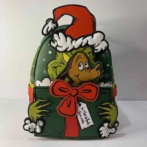 Loungefly Dr. Seuss How 'Grinch Stole Christmas! Santa Cosplay Mini Backpack - Picture 1 of 6