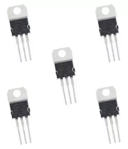 5 x TIP122 NPN Darlington Power Transistor TO-220 High Gain Low Saturation Volt - Picture 1 of 3