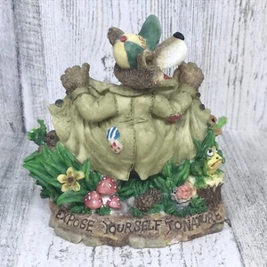 Vintage Moose Creek Crossing Figur "Expose Yourself To Nature" 1996 Enesco 260681 - Bild 1 von 8