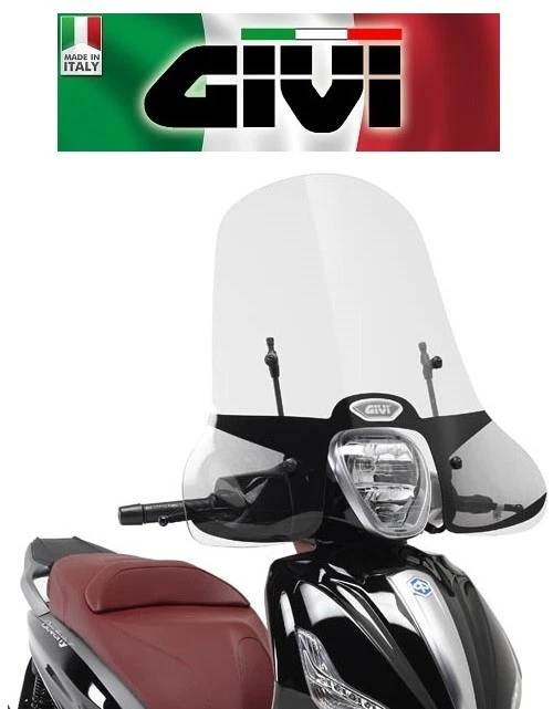 SOLO LASTRA Parabrezza trasparente PIAGGIO  Beverly 350 Sport 2012 2013 GIVI - Immagine 1 di 1