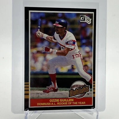 1985 Donruss Highlights Ozzie Guillen Baseball Card #55 NM-MT FREE SHIPPING - Image 1 of 3