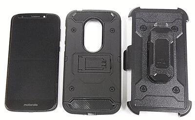 Motorola Moto E5 Play - Black ( Verizon ) 4G VoLTE Android Smartphone - Bundled - Image 1 of 4