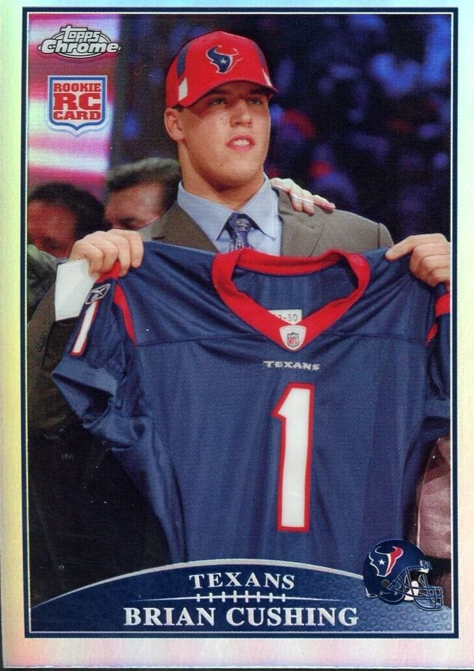 BRIAN CUSHING 2009 Topps Chrome Refractor Rookie Card RC #TC130 - Image 1 of 1