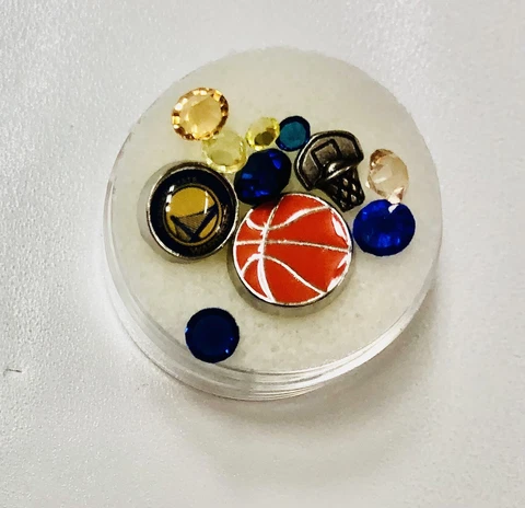 Golden State  Inspired Charm Set For Glass Living Memory Locket Cover