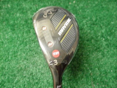 Left Hand New Callaway Mavrik Pro 20 degree 3 Hybrid Mitsubishi MMT 80 Stiff - Image 1 of 3