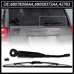 Rear Wiper Arm with Blade for Dodge Grand Caravan Chrysler 2008-2016 68078306AA